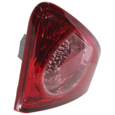 Rareelectrical - New Tail Light Compatible With 2009-2010 Toyota Corolla 1.8L I4 Right Passenger Side Halogen - Image 3