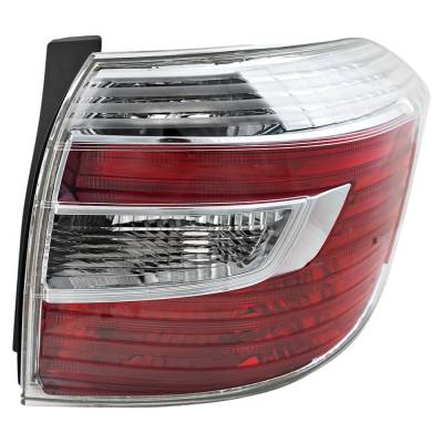 New Tail Light Compatible With 2008-2010 Toyota Highlander 2.7L 3.5L I4 Right Passenger Side Halogen
