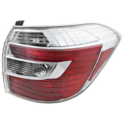 Rareelectrical - New Tail Light Compatible With 2008-2010 Toyota Highlander 2.7L 3.5L I4 Right Passenger Side Halogen - Image 2
