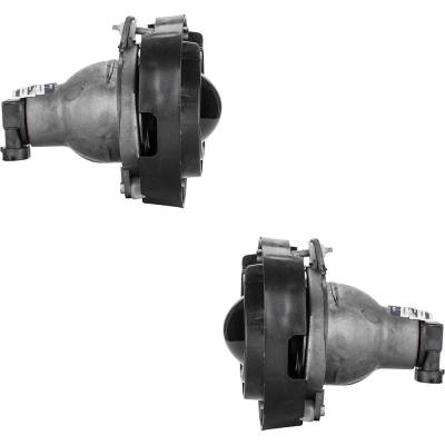 Rareelectrical - New Pair Of Fog Lights Compatibile With Saab 9-7X 4.2I 5.3I Aero Arc Linear Sport Utility 2005-2010 - Image 3