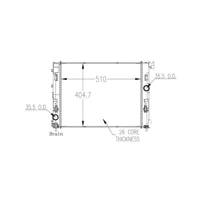 Rareelectrical - Radiator Assembly Compatible With 2020-2023 Nissan Versa 2018-2023 Kicks 1.6L L4 1598Cc Crossflow - Image 5