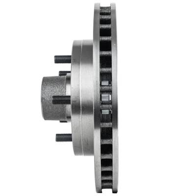 Rareelectrical - New Plain Surface Brake Disc Compatible With Chevrolet Gmc C1500 Silverado 8 Cyl 5.7L C1500 Sierra - Image 4