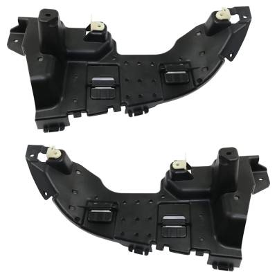 Rareelectrical - New Rear Left And Rear Right Bumper Bracket Compatible With Mercedes Benz C63 Amg Base C63 Amg S - Image 1