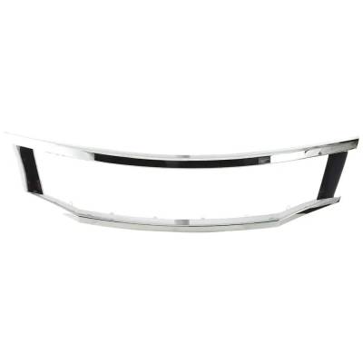 New Center Grille Trim Compatible With Honda Accord Lx 4 Cyl 2.4L Accord Ex-L 6 Cyl 3.5L Lx-P 4 2.4L