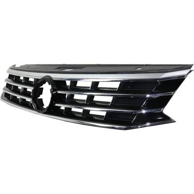 Rareelectrical - New OEM Replacement Painted Black Grille Assembly Compatible With Volkswagen Passat Sel Premium 6 - Image 3