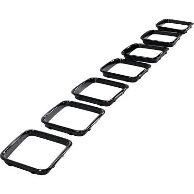 RAREELECTRICAL - New Center Grille Trim Compatible With Jeep Grand Cherokee Trackhawk Grand Cherokee Srt 2017-2021 - Image 3