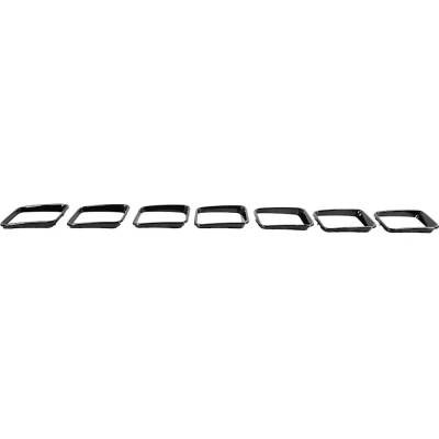 RAREELECTRICAL - New Center Grille Trim Compatible With Jeep Grand Cherokee Srt Grand Cherokee Trackhawk 2017-2021 By - Image 6