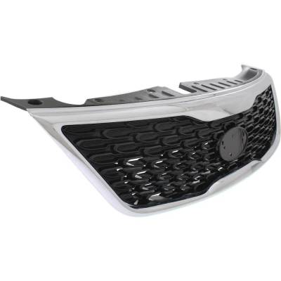 Rareelectrical - New Grille Assembly Compatible With Kia Sorento Lx 4 Cyl 2.4L Sorento Ex 6 Cyl 3.3L Sorento Limited - Image 3