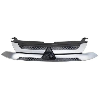 Rareelectrical - New Textured Black Grille Assembly Compatible With Mitsubishi Outlander Sp 4 Cyl 2.4L Outlander Gt 6 - Image 2