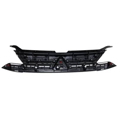 Rareelectrical - New Textured Black Grille Assembly Compatible With Mitsubishi Outlander Sp 4 Cyl 2.4L Outlander Gt 6 - Image 4