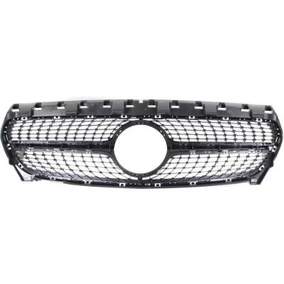 Rareelectrical - New OEM Replacement Paintable Grille Assembly Compatible With Mercedes Benz Cla250 Base 4 Cyl 2.0L - Image 4