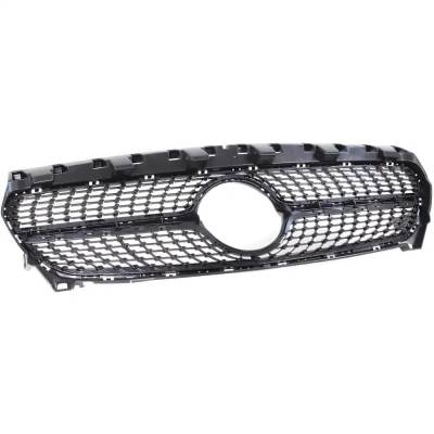 Rareelectrical - New Paintable Grille Assembly Compatible With Mercedes Benz Cla250 Base 4 Cyl 2.0L Cla250 4Matic 4 - Image 2