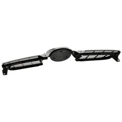 Rareelectrical - New Primed Black Grille Assembly Compatible With Mercedes Benz Slk280 Base 6 Cyl 3.0L Slk350 Base 6 - Image 5