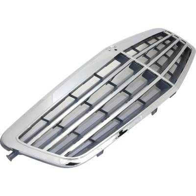 Rareelectrical - New Chrome Insert Grille Assembly Compatible With Mercedes Benz E550 4Matic 8 Cyl 4.7L E350 4Matic 6 - Image 3