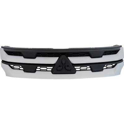 Rareelectrical - New OEM Replacement Textured Black Grille Assembly Compatible With Mitsubishi Outlander Sport Sel 4 - Image 2