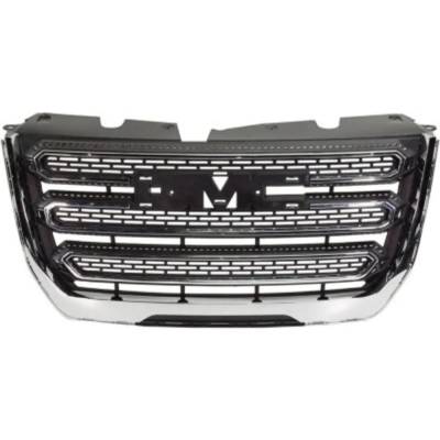 Rareelectrical - New Textured Black Grille Assembly Compatible With Gmc Terrain Slt 6 Cyl 3.6L Terrain Slt 4 Cyl 2.4L - Image 1