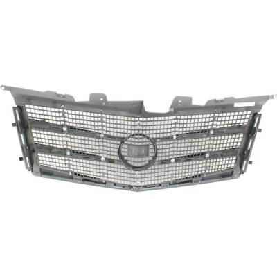 Rareelectrical - New Silver Gray Insert Grille Assembly Compatible With Cadillac Cts Base 6 Cyl 3.6L Cts Base 6 Cyl - Image 4