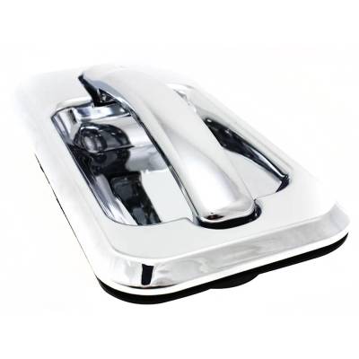 Rareelectrical - Right Front Exterior Door Handle Compatible With 2003-2009 Hummer H2 Chrome Without Key Hole - Image 2