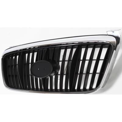Rareelectrical - Chrome Grille Assembly Compatible With Hyundai Elantra Gt 4 Cyl 2.0L Elantra Gls 4 Cyl 2.0L - Image 3