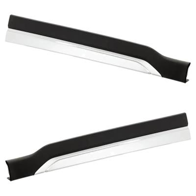 New Front Left Lower And Front Right Lower Door Molding And Beltlines Compatible With Subaru