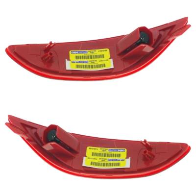 Rareelectrical - New Rear Left And Rear Right Bumper Reflector Compatible With Hyundai Accent Se Accent L 2012-2017 - Image 5