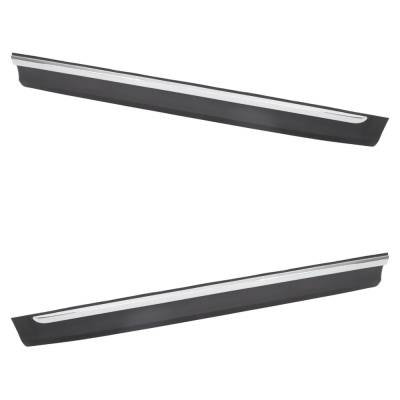 New Front Left Lower And Front Right Lower Door Molding And Beltlines Compatible With Subaru