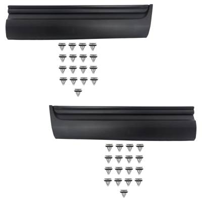 New Front Left And Front Right Door Molding And Beltlines Compatible With Ford Police Interceptor