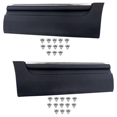 New Rear Left And Rear Right Door Molding And Beltlines Compatible With Ford Explorer Base 4 Cyl