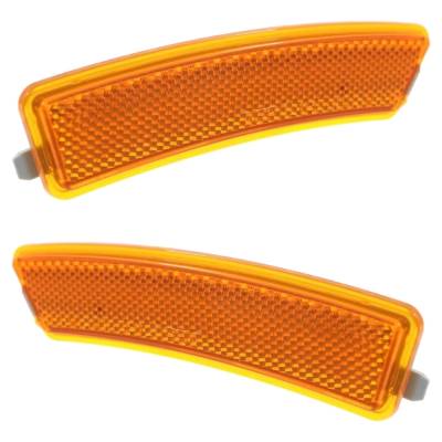 Rareelectrical - New Front Left And Front Right Bumper Reflector Compatible With Lincoln Mkz Black Label Mkz Base - Image 2