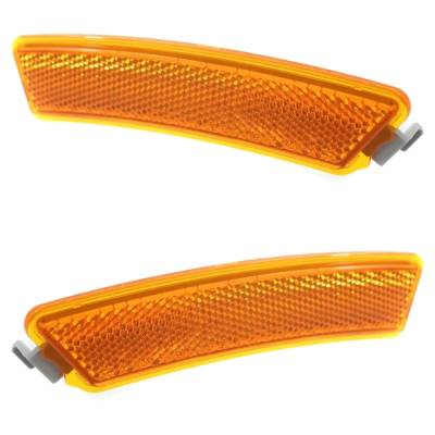 Rareelectrical - New Front Left And Front Right Bumper Reflector Compatible With Lincoln Mkz Base Mkz Black Label - Image 3