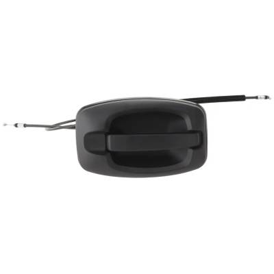 Rear Driver Side Exterior Door Handle Compatible With 2014-2024 Ram Promaster Textured Black Without