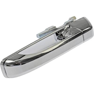 Rareelectrical - Left Rear Exterior Door Handle Compatible With 2005-2010 Jeep Commander Jeep Grand Cherokee Chrome - Image 2
