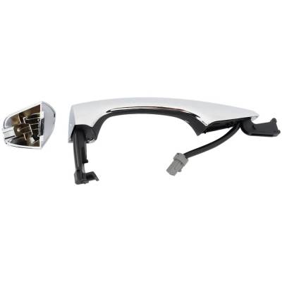 Rareelectrical - Right Front Exterior Door Handle Compatible With 2013-2018 Hyundai Santa Fe Chrome Without Key Hole - Image 5