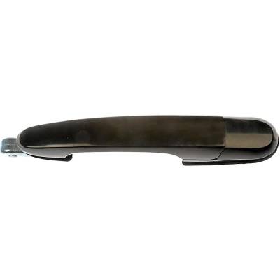 Rear Passenger Side Exterior Door Handle Compatible With 2005-2009 Hyundai Tucson Smooth Black