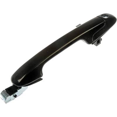 Rareelectrical - Front Driver Side Exterior Door Handle Compatible With 2003-2007 Honda Accord Smooth Black With Key - Image 2