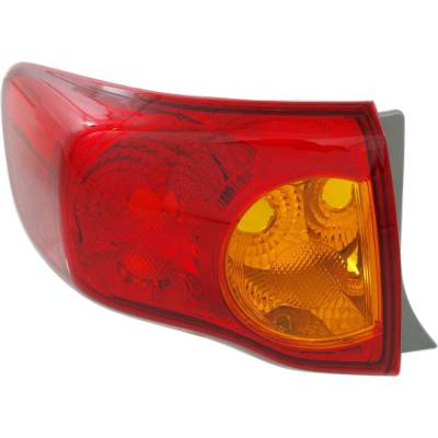 Rareelectrical - Tail Light Compatible With 2009-2010 Toyota Corolla 1.8L I4 Left Driver Side Halogen Rept730376 - Image 2
