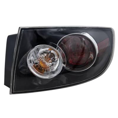 Rareelectrical - Tail Light Compatible With 2007-2009 Mazda 3 2.0L 2.3L I4 Right Passenger Side Halogen Repm730125 - Image 2