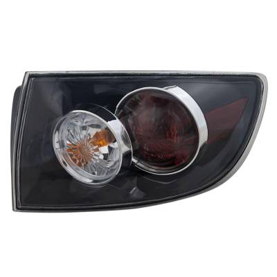 Rareelectrical - Tail Light Compatible With 2007-2009 Mazda 3 2.0L 2.3L I4 Right Passenger Side Halogen Repm730125 - Image 3