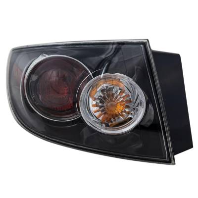 Tail Light Compatible With 2007-2009 Mazda 3 2.0L 2.3L I4 Left Driver Side Halogen Repm730126 156Hp