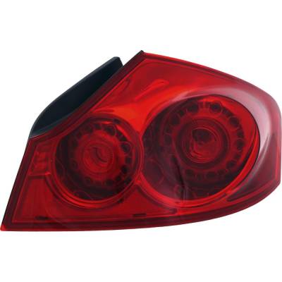 Tail Light Compatible With 2007-2015 Infiniti G35 G37 G25 Q40 3.5L V6 Vq35de/Vq35hr Right Passenger