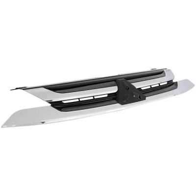 RAREELECTRICAL - New Chrome Insert Grille Assembly Compatible With Mitsubishi Outlander Se 6 Cyl 3.0L Outlander Gt 6 - Image 3