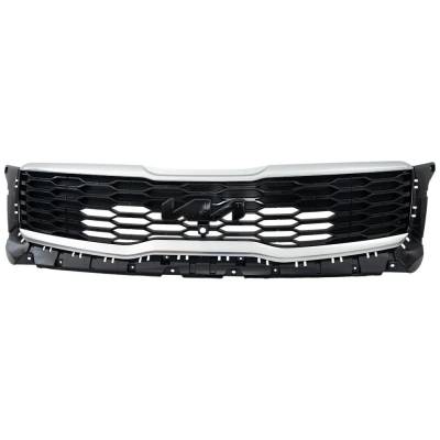 Chrome Insert Grille Assembly Compatible With Kia Telluride Sx 6 Cyl 3.8L 2022 By Ki1200232