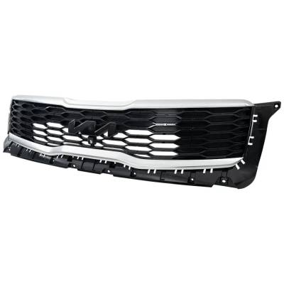 Rareelectrical - Chrome Insert Grille Assembly Compatible With Kia Telluride Sx 6 Cyl 3.8L 2022 By Ki1200232 - Image 3