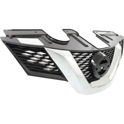 Rareelectrical - New OEM Replacement Painted Black Grille Assembly Compatible With Nissan Rogue Sl 4 Cyl 2.5L Rogue - Image 3