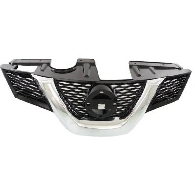 Rareelectrical - New OEM Replacement Painted Black Grille Assembly Compatible With Nissan Rogue Sv 4 Cyl 2.5L Rogue - Image 1
