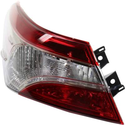 Rareelectrical - Tail Light Compatible With 2018-2019 Toyota Camry 2.5L I4 A25a-Fks A25a-Fxs Left Driver Side Halogen - Image 3