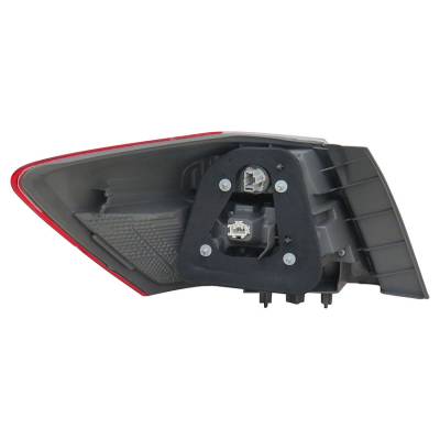 Rareelectrical - Rear Tail Lamp Assembly Left Driver Side Compatible With 2013-2015 Honda Accord Touring Sedan OEM - Image 2
