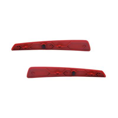 Rareelectrical - New Pair Of Reflector Lights Compatible With Acura Tl Sedan 2009 33505-Tk4-A01 33555Tk4a01 - Image 2