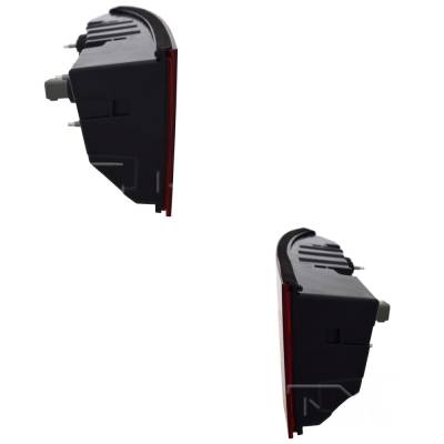 Rareelectrical - New Pair Of Tail Lights Compatible With Hyundai Santa Fe Se Sport Utility Santa Fe Hybrid Limited - Image 3
