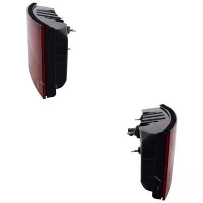 Rareelectrical - New Pair Of Tail Lights Compatible With Hyundai Santa Fe Se Sport Utility Santa Fe Hybrid Limited - Image 4